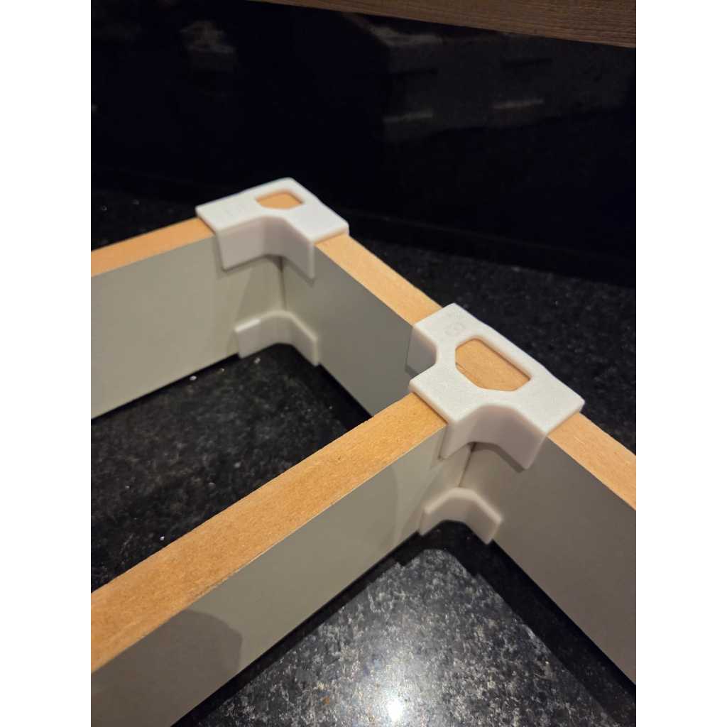 Kit Gabarito MDF esquadro Para Montagem Moveis Gavetas Nichos Caixas