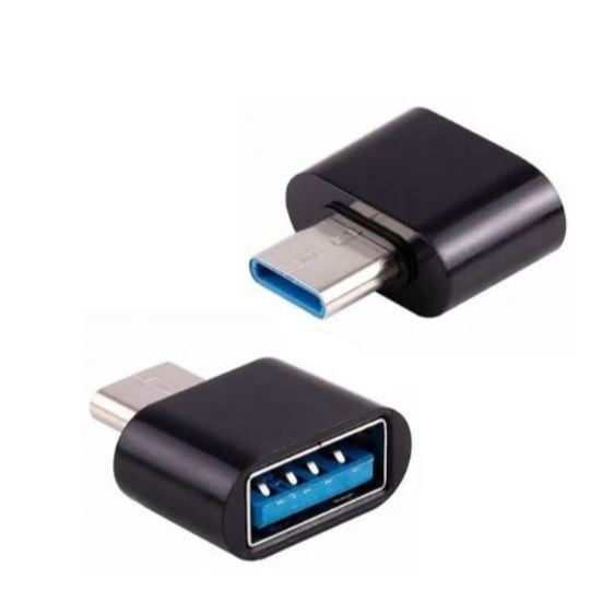 Adaptador Plug Otg Usb Tipo C Fêmea Para Macho Usb Notebook Celular Tablet Kit OTG USB