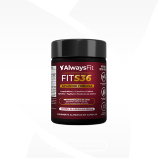 FitS36 da AlwaysFit Suplemento Alimentar em Cápsulas - 60 Cápsulas - 30 dias de uso em Oferta na Shopee
