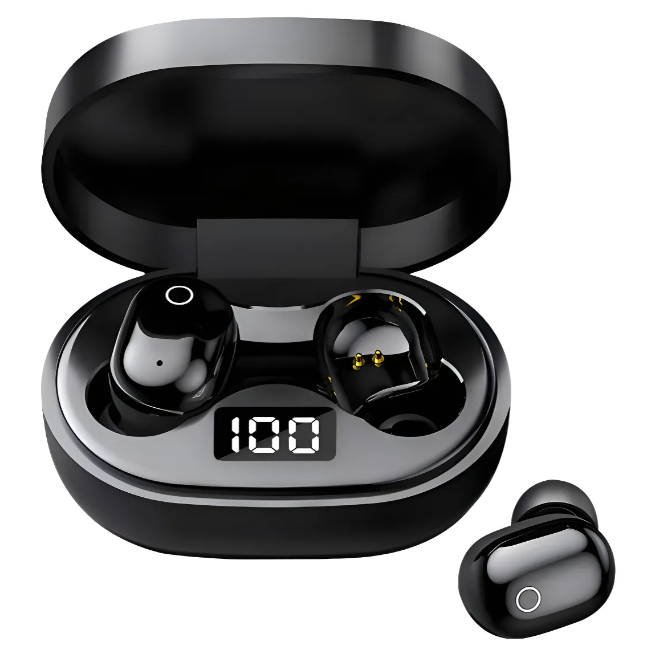 Fone De Ouvido Bluetooth 5.0 Par Sem Fio Duplo Top Led Visor em Oferta na Shopee