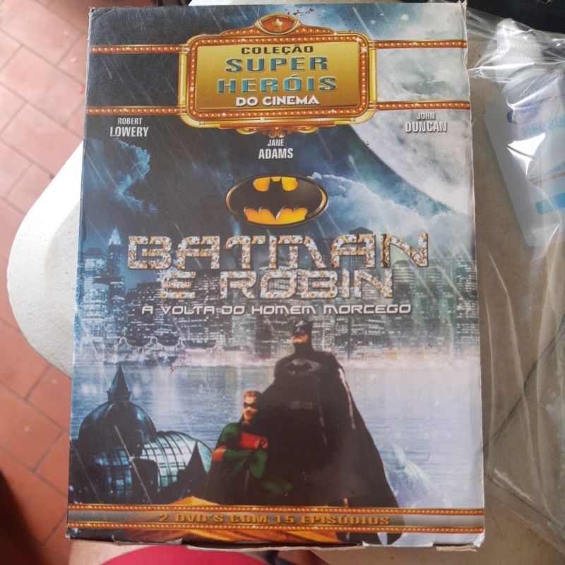 dvd duplo Batman e Robin a volta do homem morcego