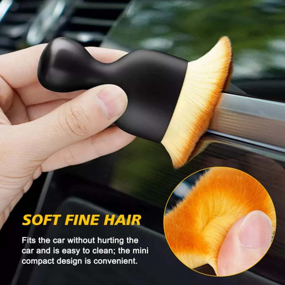 Kit 1/2 Pincel Multiuso com Capa Protetora Cerdas Macias para Maquiagem Limpeza em Oferta na Shopee