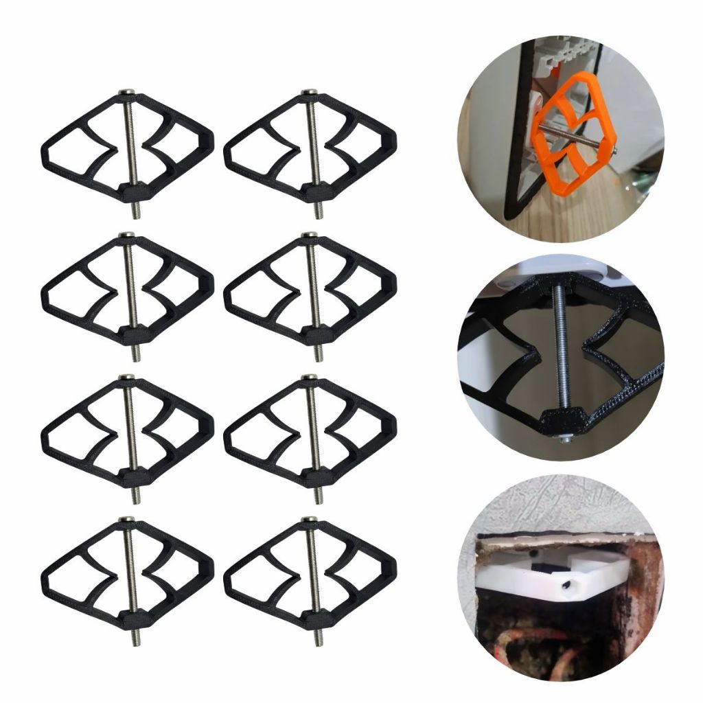 Kit Suporte Nivelador para Caixa 4x2 Salva Caixa de Luz
