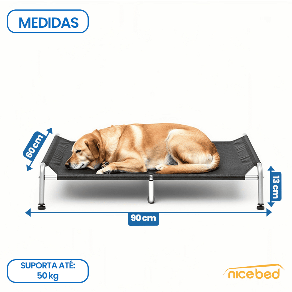 Cama Para Cachorro Suspensa Elevada Pet Nicebed Cama de Cachorro Caminha de Cachorro · foto 2