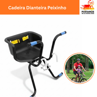 Cadeirinha Bicicleta Dianteira Frontal Infantil Até 4 Anos Fixação Frontal Cadeirinha Peixinho em Oferta na Shopee