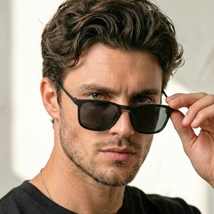 Óculos de Sol Madrid Quadrado Premium Clássico Vintage Retrô Oldstyle uv400 Feminino Masculino em Oferta na Shopee