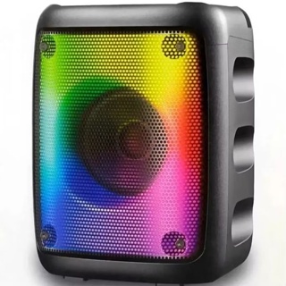 caixa de som completa potente 50w karaokê com entrada microfone bluetooh rádio pendrave em Oferta na Shopee