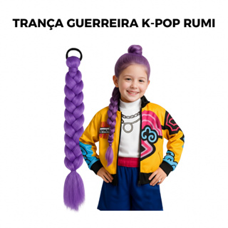 Design Kpop Cosplay Trança de Cabelo Fantasia Rumi em Oferta na Shopee