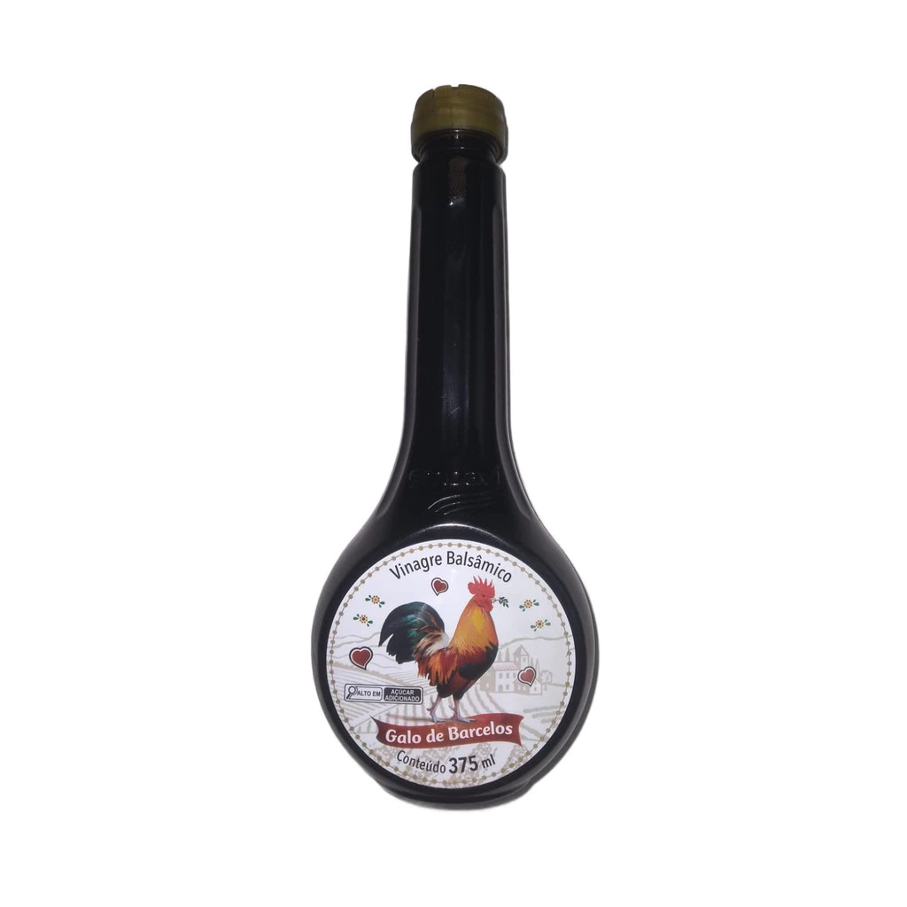 Vinagre Balsâmico Orgânico Galo De Barcelos 375ml Natural Detox Ideal Dieta