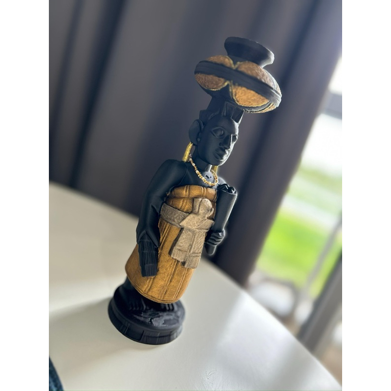 Oxum | osun | Imagen Africana - Ere Orisa Oxum I orixa  25cm  Umbanda Candomble *NÃO É MADEIRA*