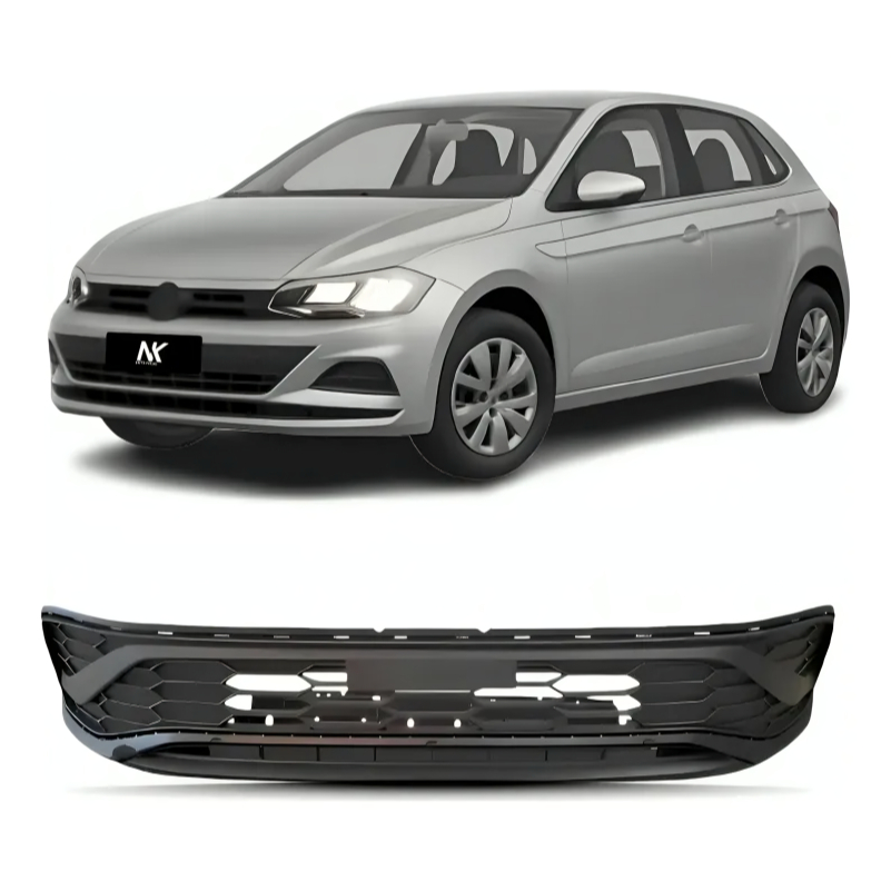Grade Spoiler Parachoque Dianteiro Polo Track 2023 2024 2025 PARACHOQUE PARA-CHOQUE PARA CHOQUE GRADE CENTRAL em Oferta na Shopee