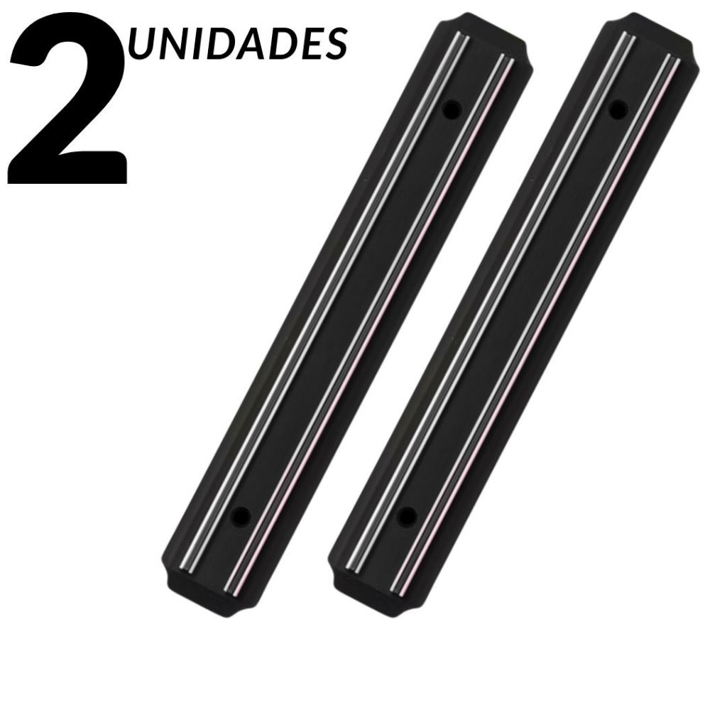 Barra Magnética Ima 33 CM para Facas, Tesouras e Ferramentas  Aço Reforçado Cozinha Churrasqueira