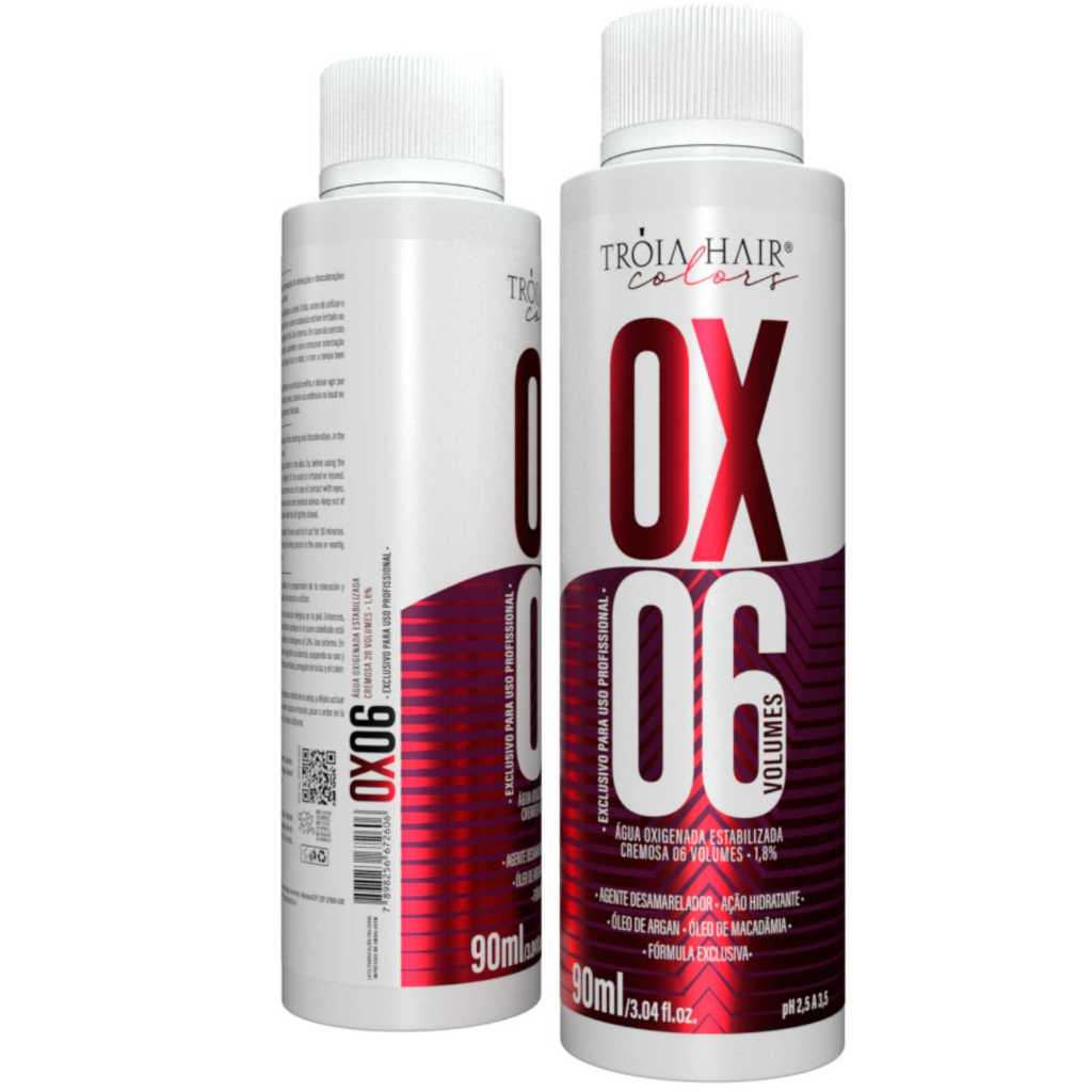 Ox Profissional Emulsão Reveladora 06 Volumes 90ml - Troia Hair
