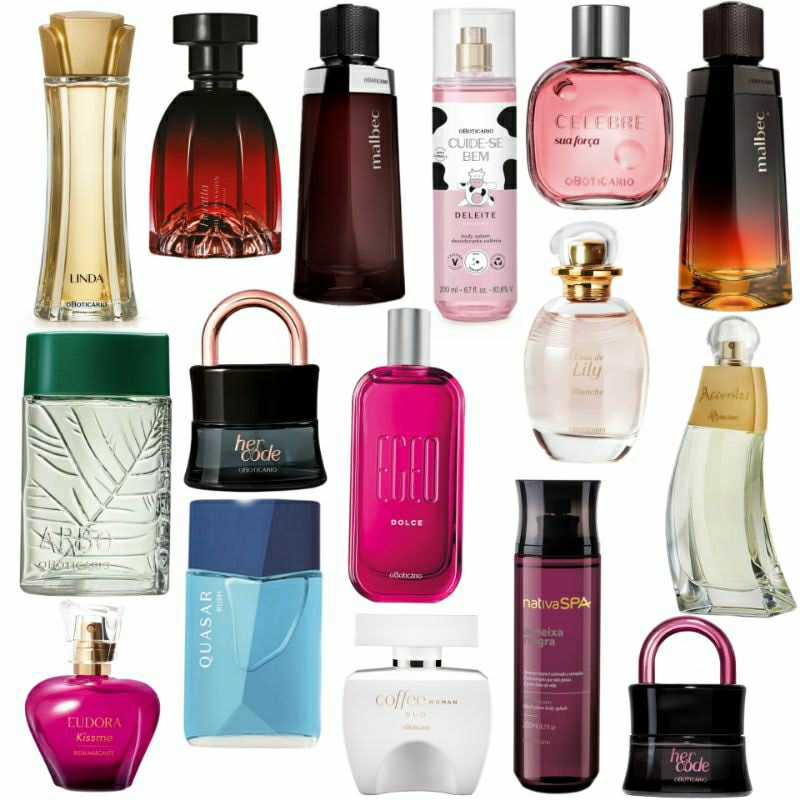 Perfumes OBoticário Masculino e Feminino (Malbec,Lily, Floratta,Arbo,Coffe, Egeo,Linda, Her Code e Outros) Escolha o Seu