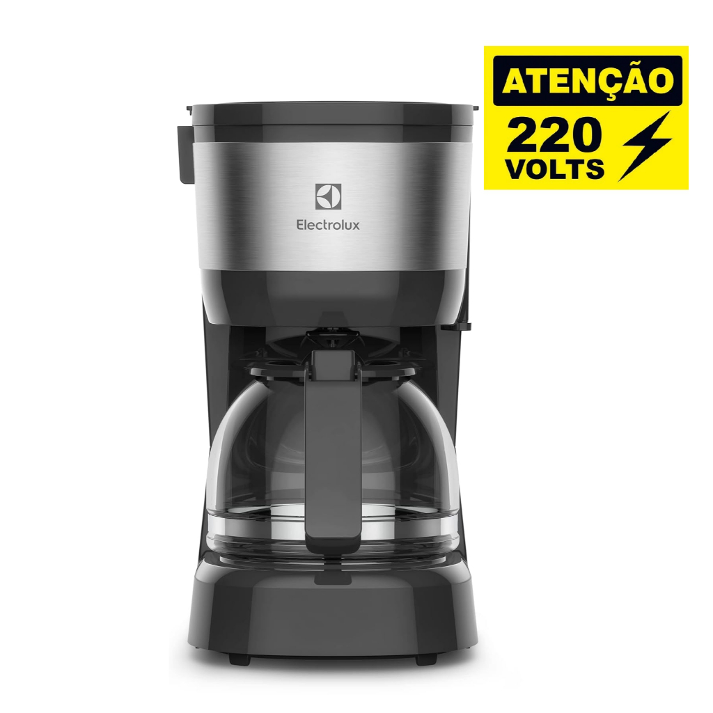 Cafeteira Elétrica Electrolux ECM10 Efficient Inox 220V Cinza em Oferta na Shopee
