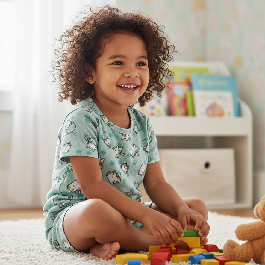 Pijama Feminino Infantil Roupa De Dormir Frescas Para O Calor Meninas Kit Com 3 Tamanho 04 Ao 12 Baby Doll