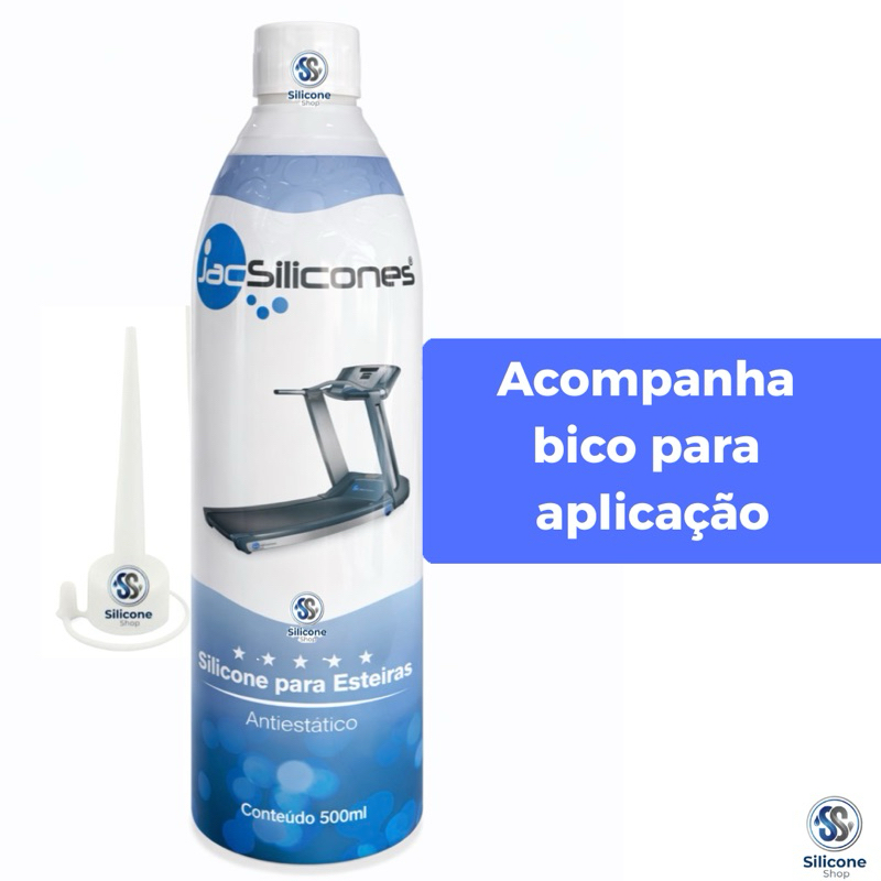 Silicone lubrificante para esteiras 500ml Jac Silicones 100% puro