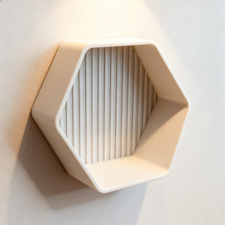 Nicho Hexagonal Decorativo de Parede | Prateleira 3D Organizadora para Miniaturas, Funko e Geek