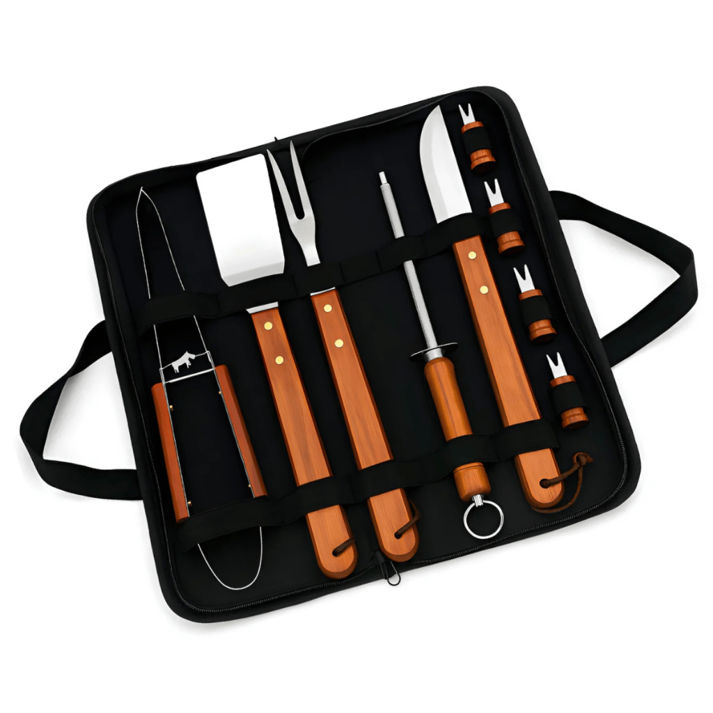 Kit Para Churrascos 360 Kit Churrasco Conjunto Talhes Para Churrasco - 10 Unidades