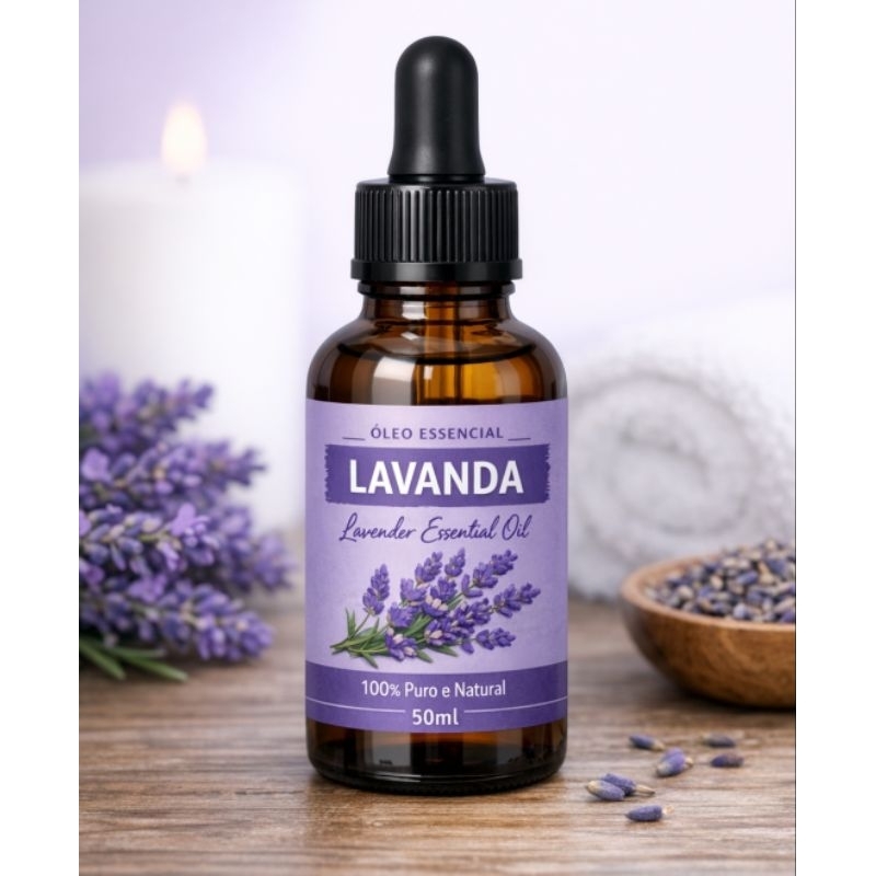 oleo essencial lavanda alecrim ricino semente de uva 50ml