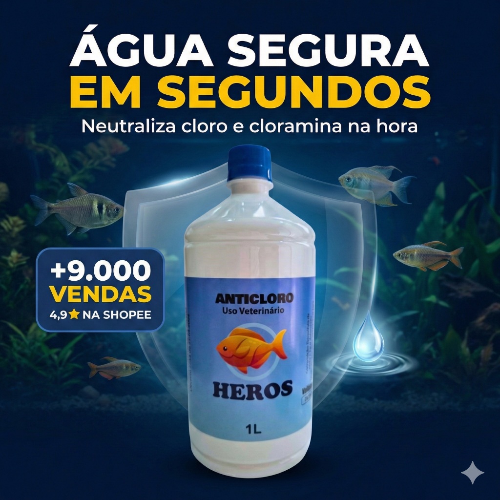 Condicionador de Água - Anticloro - Instantaneo 1 Litro em Oferta na Shopee