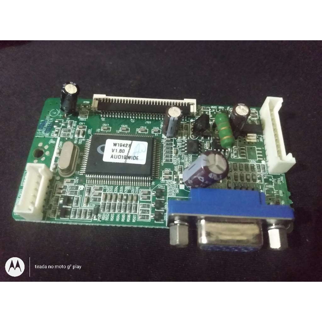 placa principal monitor 19" polegada LG w1942s-pf usado bom estado