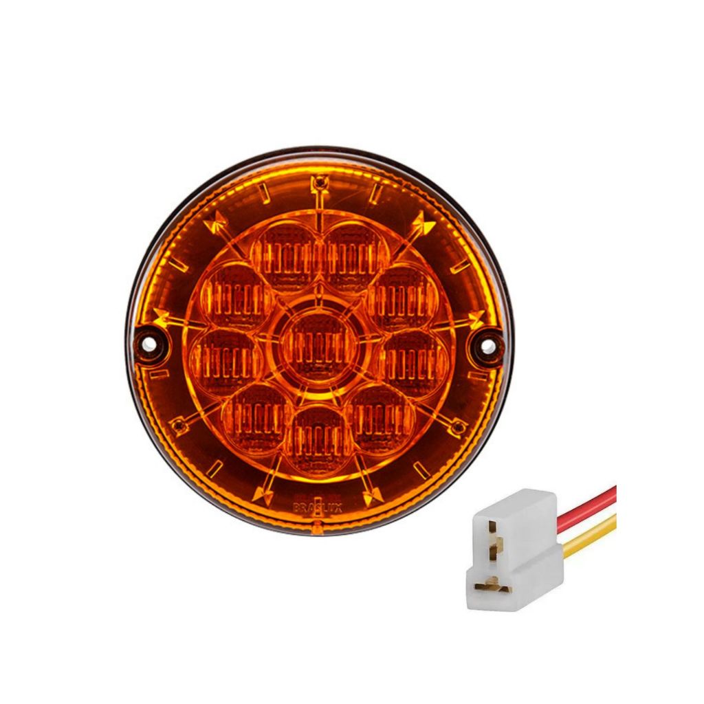 Lanterna Traseira Onibus Caio Apache Vip Foz Super Caminhao Carreta Randon 125MM Led 24V