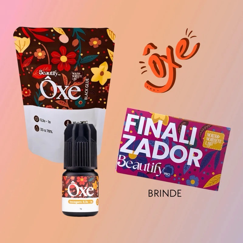 Cola para Extensão de Cílios Beautify Oxe |Secagem Imediata 0.3s | Retenção 9 Semanas ENVIO IMEDIATO em Oferta na Shopee