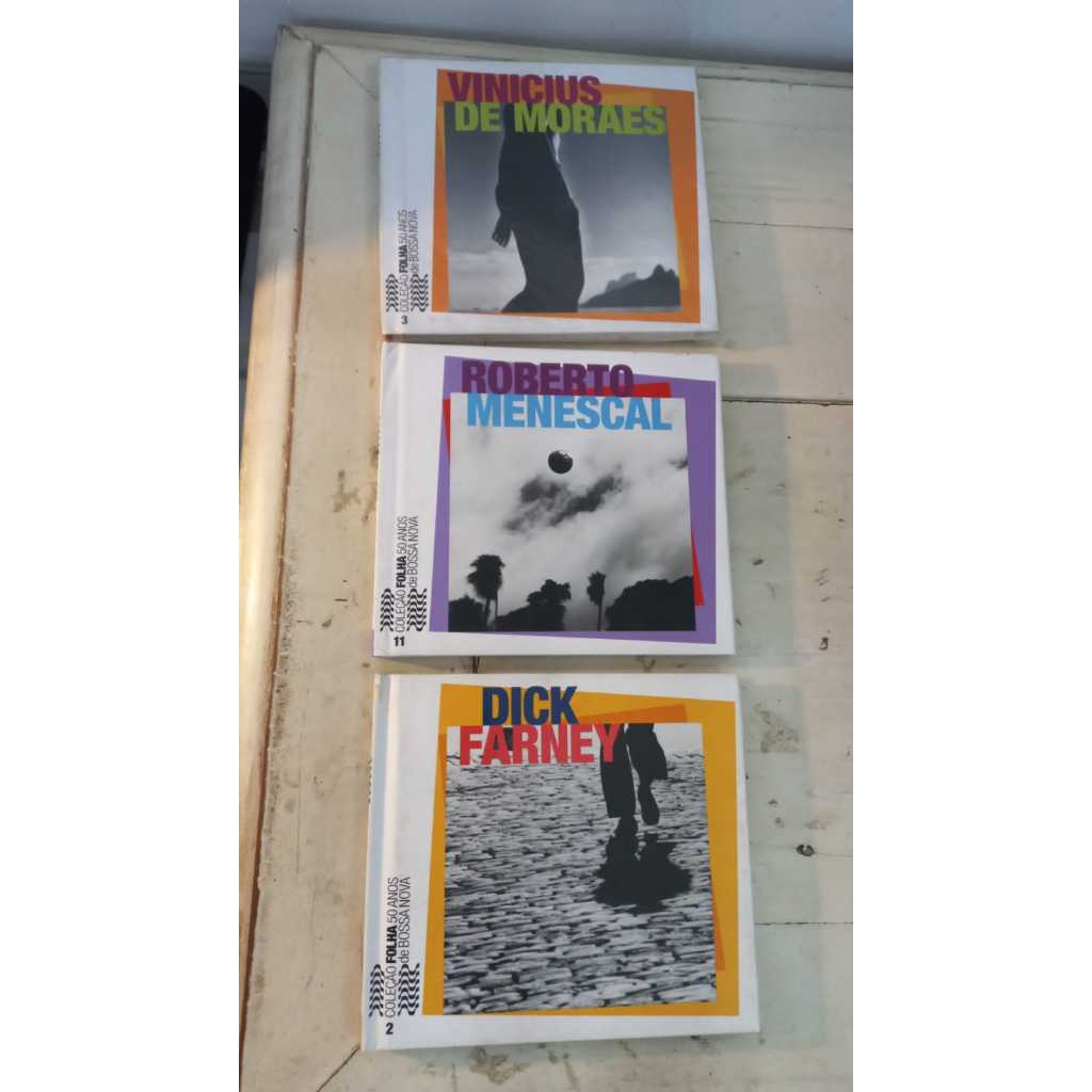 Cd coleção folha 50 anos de bossa nova - Roberto Menescal Dick Farney Vinicius de Moraes - Livreto + cd