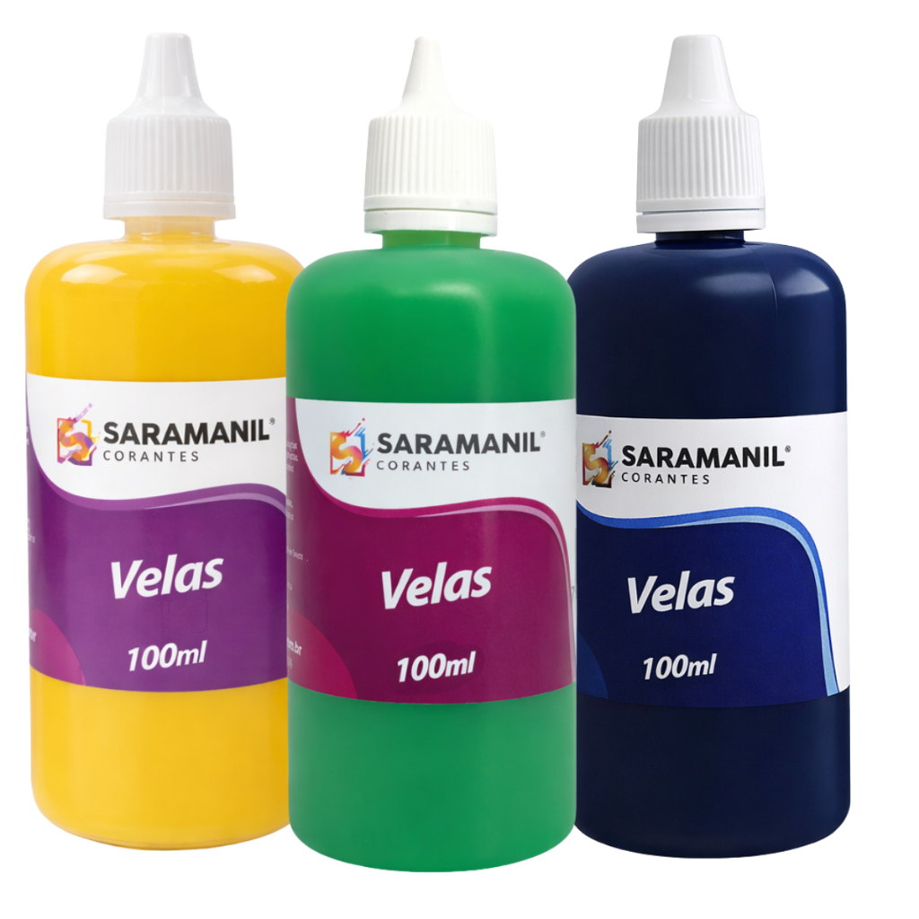Corantes Liquido Saramanil para Velas 100ml Diversas Cores Anilia Óleo Artesanato em Oferta na Shopee