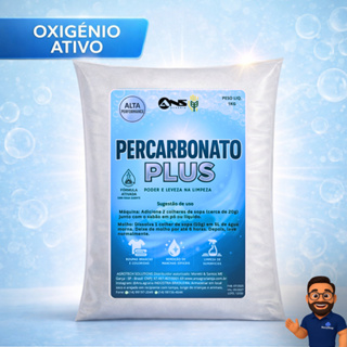 Percarbonato de Sódio PLUS 1kg  Alto Poder Tira Manchas Sem Cloro Para Roupas e Limpeza em Oferta na Shopee