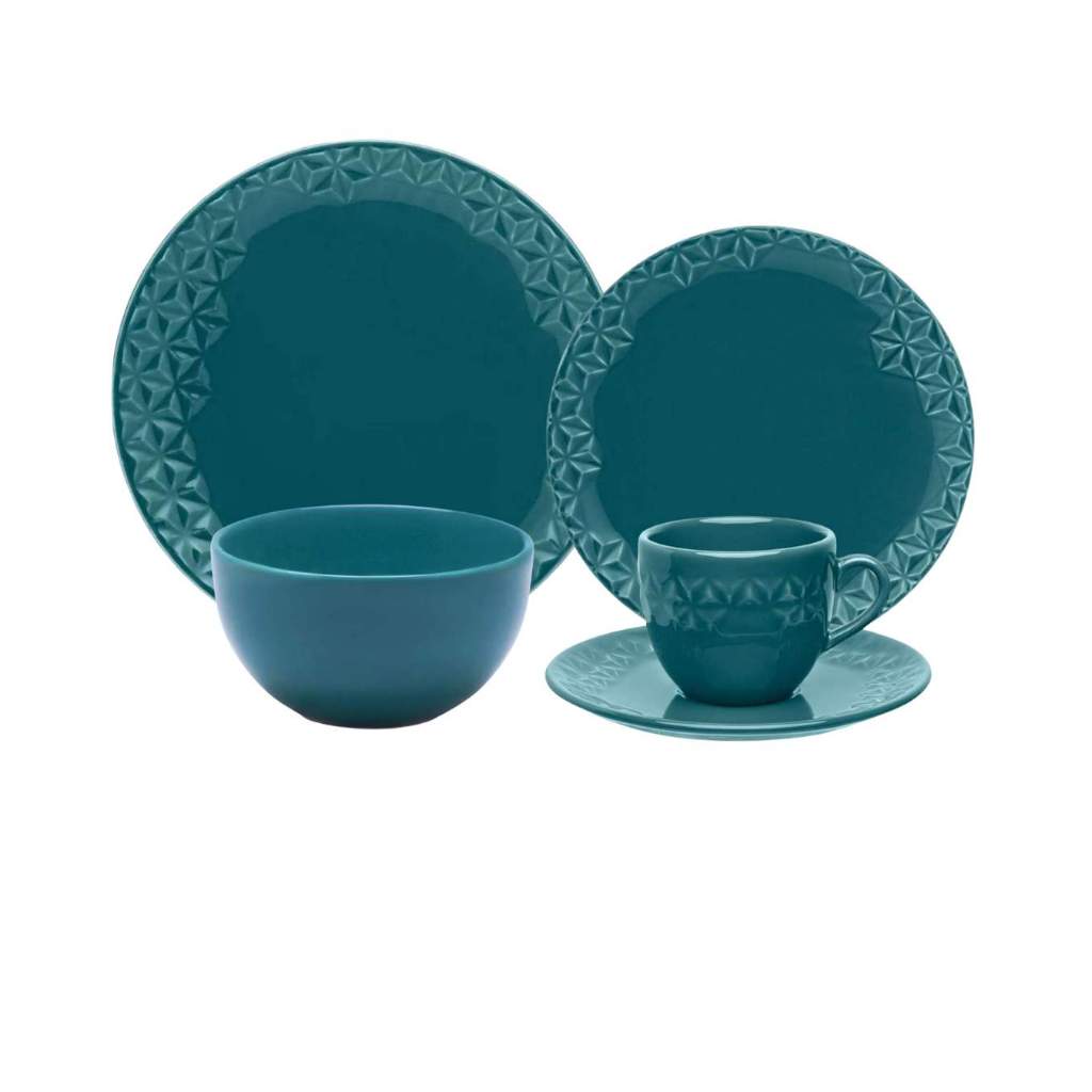 Conjunto de Jantar 10 peças Mia Ágata Oxford