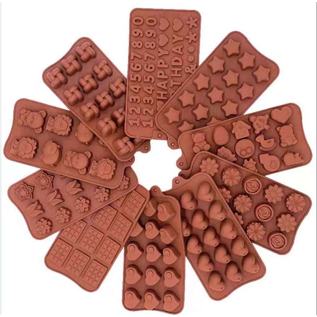 Molde de Silicone letras e numeros Forma de Silicone Para Chocolate Doces e bolo pequeno
