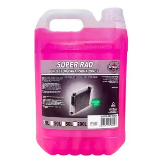 Aditivo Fluido Liquido Radiador Gitanes Super Rad 5l em Oferta na Shopee