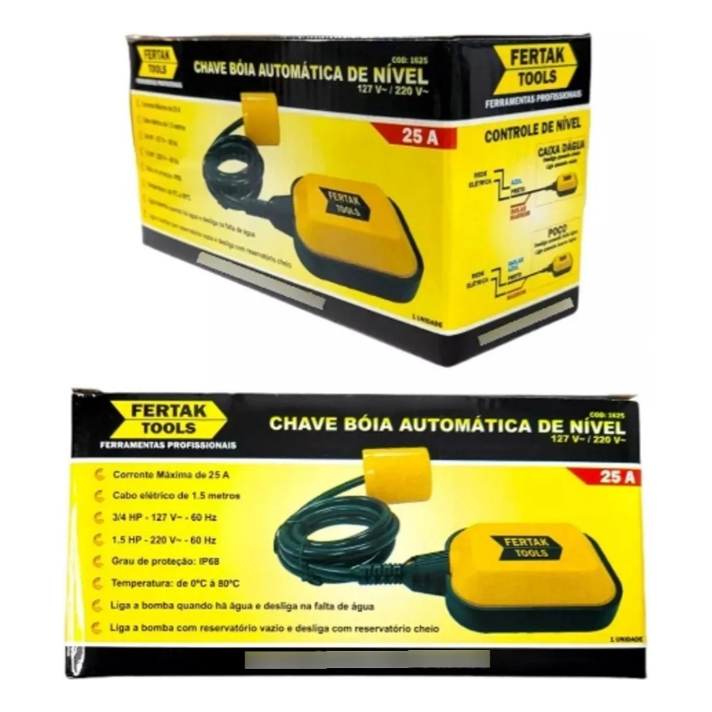 Kit 2x Boia Elétrica Automática 25a