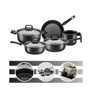 Conjunto Safira Smart Jogo De Panelas 5 Peças Grafite 5670 MTA