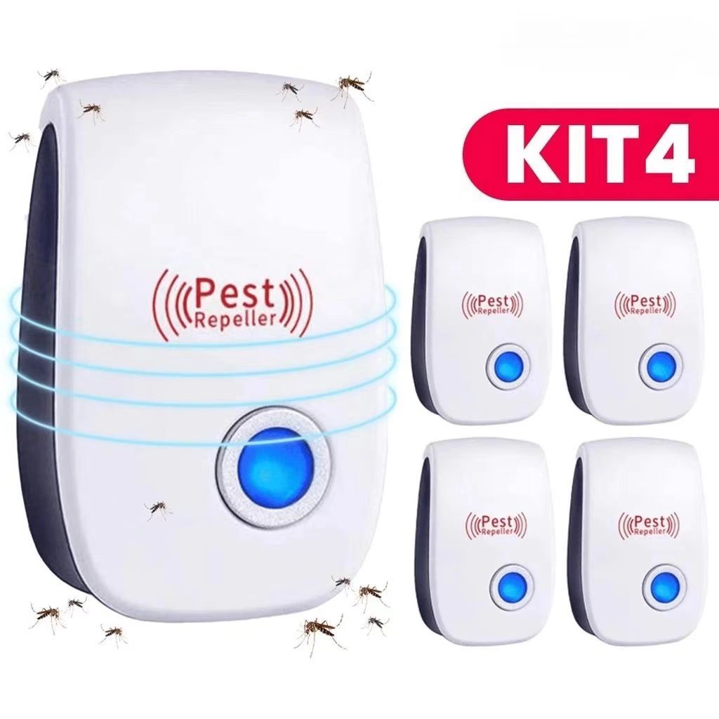 Repelente Eletrônico Ultrassônico Mosca Pernilongos Baratas Morcegos repele e Espanta Ratos bivolt