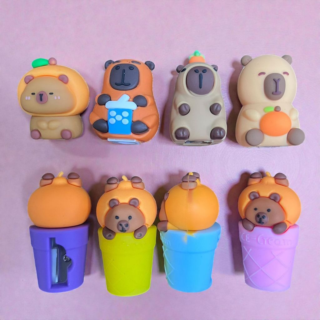 Apontador Lápis Modelo Criativo Capivara -Papelaria- Material Escolar em Oferta na Shopee