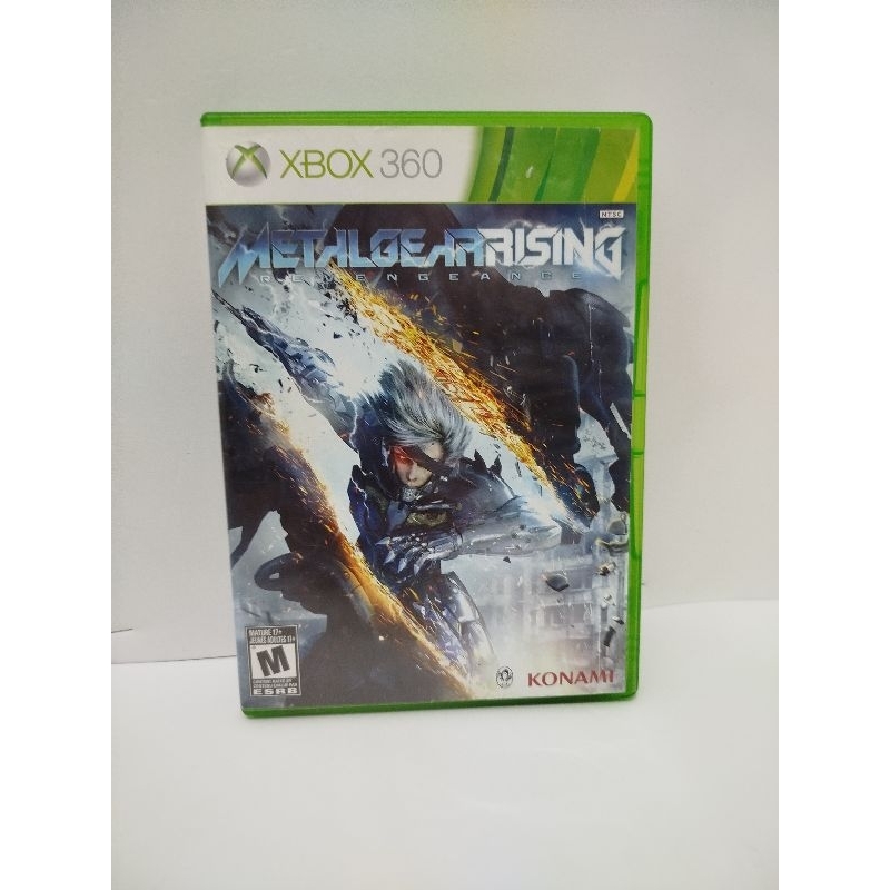 Metal Gear Rising Revengeance Xbox 360 mídia física Original (usado)