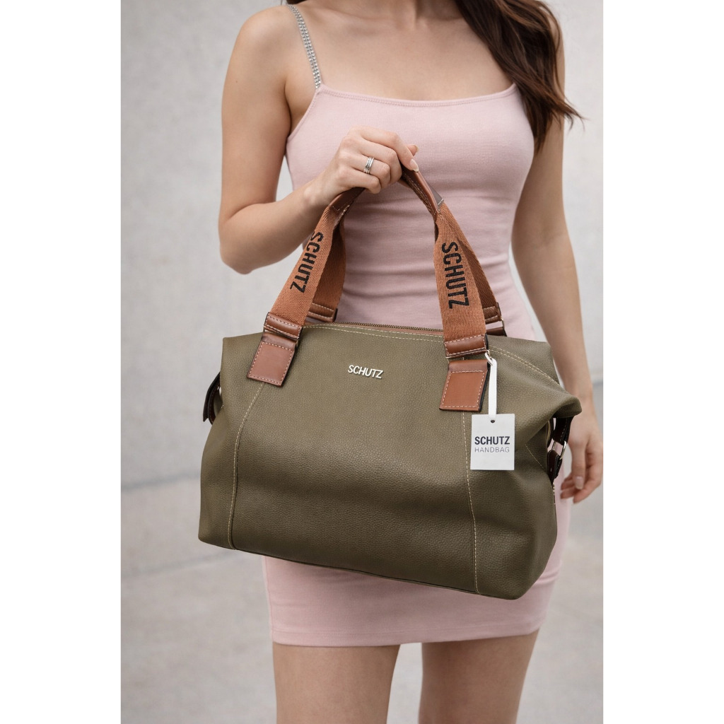 Bolsa Feminina Grande Couro Sintético Premium Fashion em Oferta na Shopee