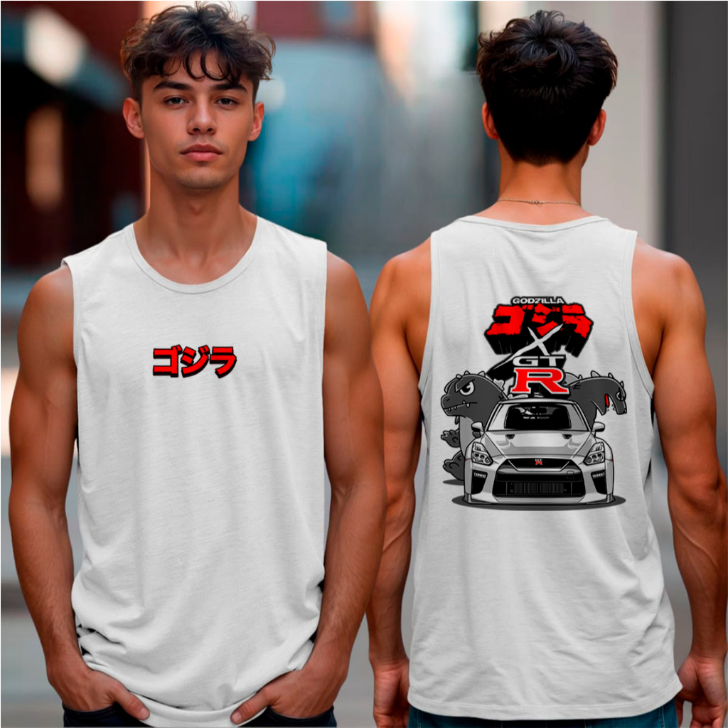 Camiseta Regata Nissan GTR Godzilla Japão Tokyo