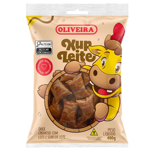 Doce Xup de Leite 400g Oliveira | Chup Chup Sachê Cremoso Perfeito Para Festas em Oferta na Shopee