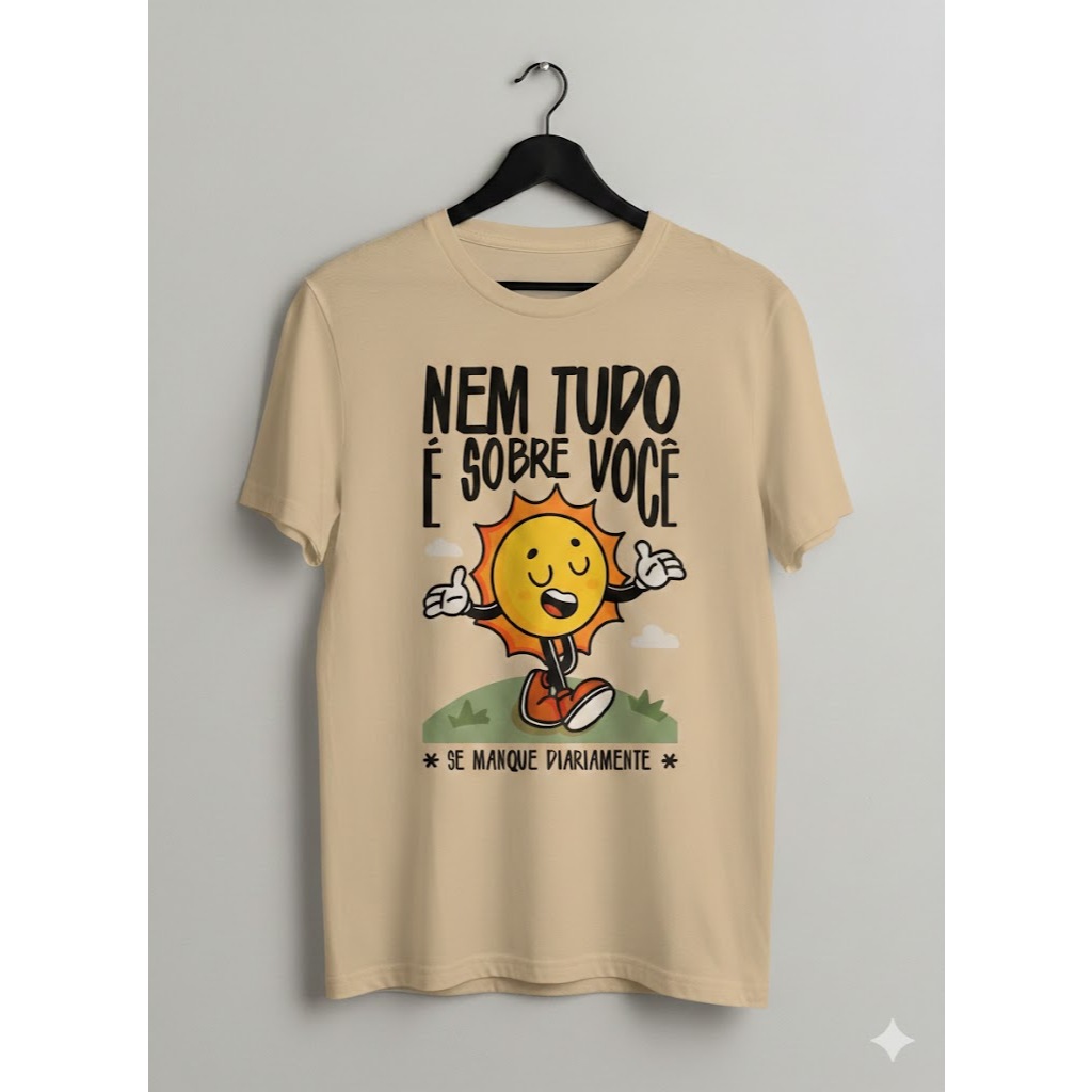 Camiseta Feminina e Masculina Estampada Gola Redonda Manga Curta Camisa T-shirt em Oferta na Shopee
