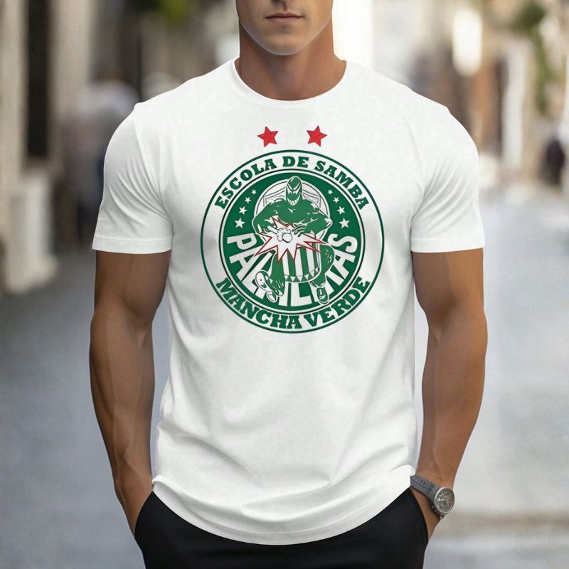 Camiseta Da Mancha Verde Escola De Samba - Camisa Do palmeiras Verdao