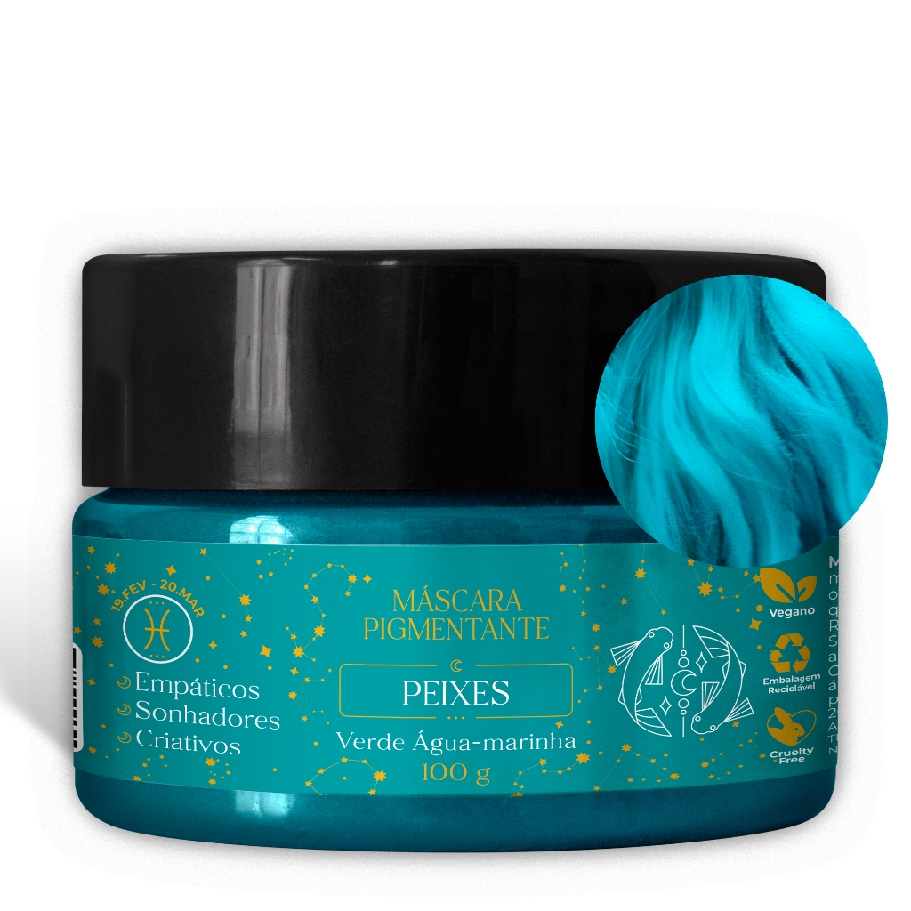 Imagem Máscara Pigmentante Signos Kamaleão Color - Peixes - 100g