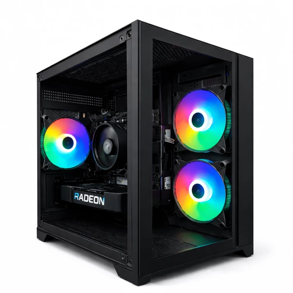 CPU Gamer AMD Ryzen 7 5700X, Water Cooler, Memória Ram 16GB DDR4, NVME 1TB, AMDR