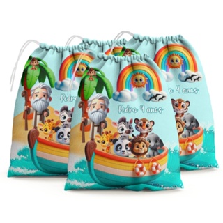 Kit 40 Sacolinhas Surpresa Personalizadas 15x20 Festa Infantil | Lembrancinha Nome e Idade Premium em Oferta na Shopee