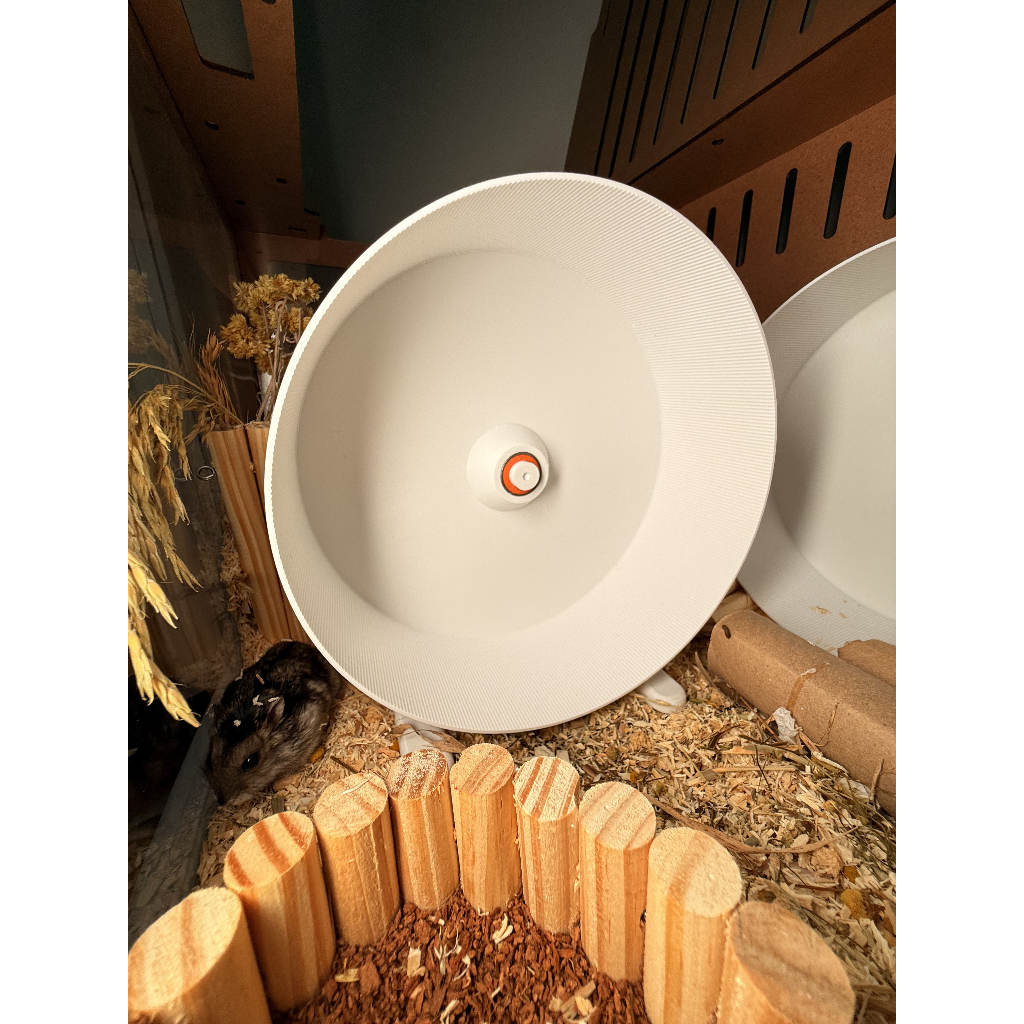 Rodinha para Hamster 20cm - Segurança e Silêncio para seu roedor se exercitar