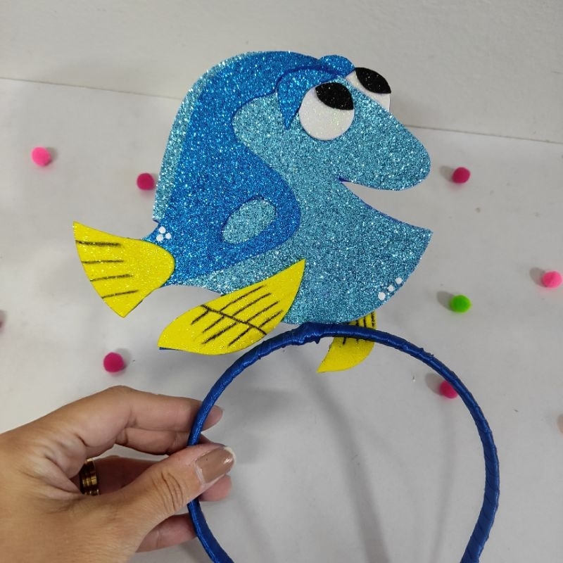 Tiara da Dory Arco de Cabelo Infantil / Acessórios de cabelo tiara infantil da Dory