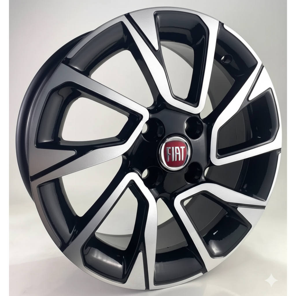 Jogo De Roda Aro 15 Fiat Strada Working Uno Mille Vivace Palio Elx Stilo Mobi Marea Grand Siena 4x98